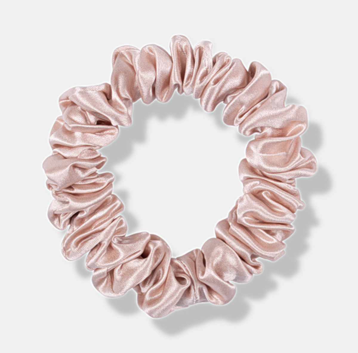 Medium Silk Scrunchie Blush