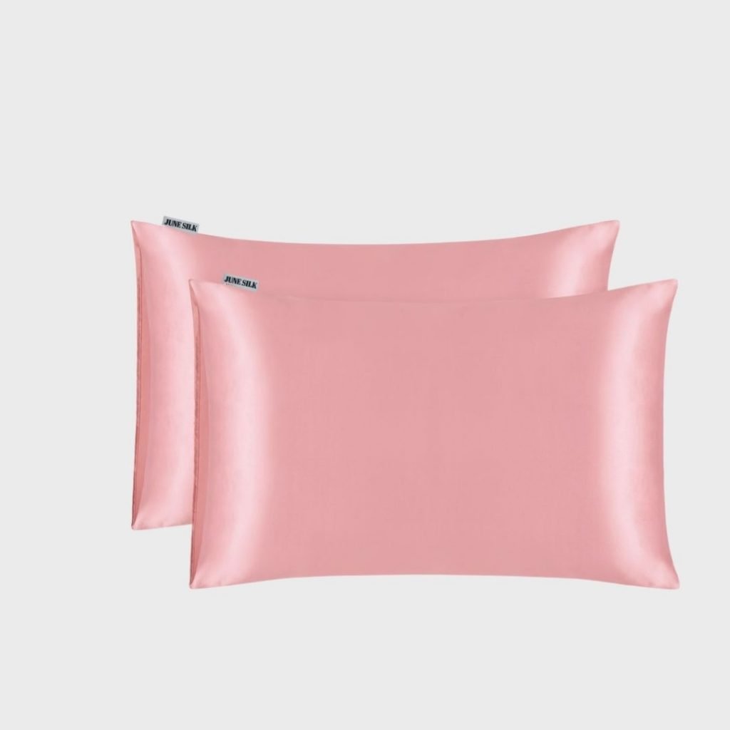 Mulberry Silk Rose Gold Silk Pillowcase June Silk