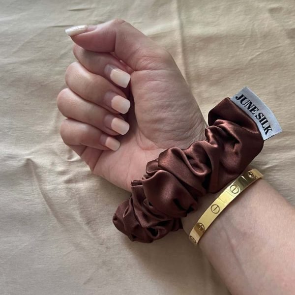 Chocolate-Brown-Large-Scrunchie Singapore