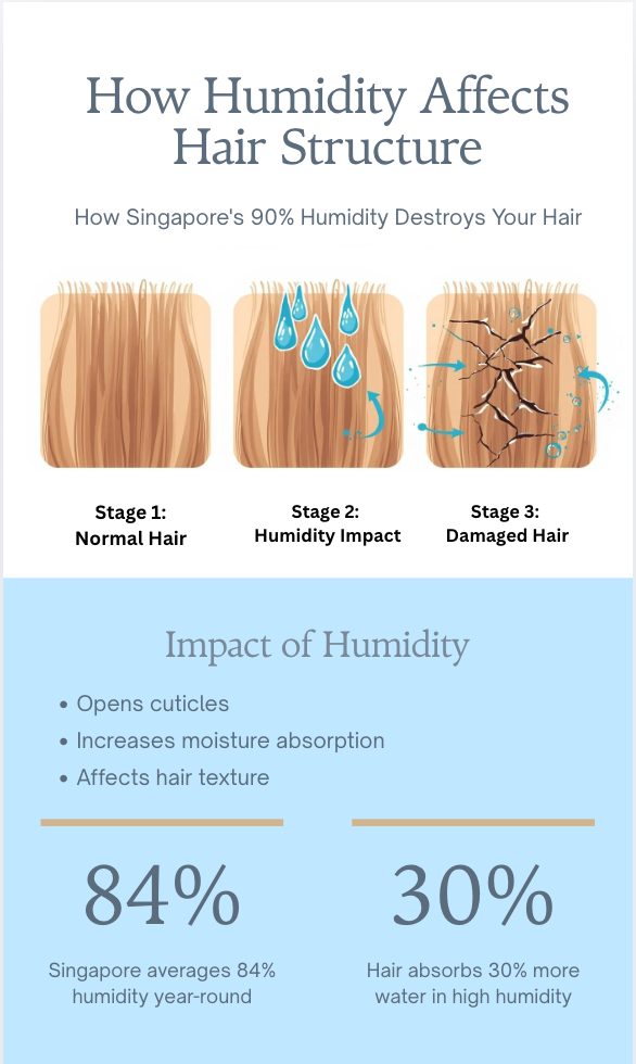How Humidity Affects Hair Structure in Singapore